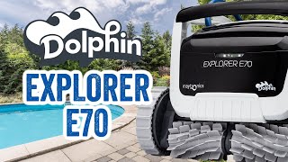 Dolphin Explorer E70  The Ultimate Pool Cleaner From Maytronics [upl. by Frohman]