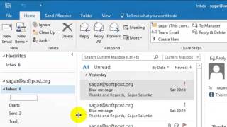 How to create new folder in Outlook [upl. by Adall]