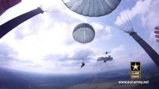 Through the Eyes of a Paratrooper 173rd Airborne Jumps in Ukraine during Rapid Trident 2011 [upl. by Anitnerolf]