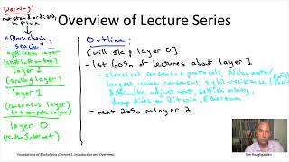 Foundations of Blockchains Lecture 12 Overview of Lecture Series [upl. by Llemij]