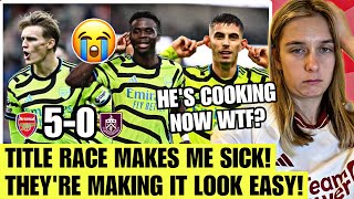 Cant Stand AFC but Saka amp Odegaard wow Havertz Cooking WTF Arsenal 50 Burnley Reaction [upl. by Kironde]