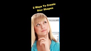 2 ways to star shapes Pagemakershort [upl. by Iblok]