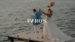 Wedding in Paros Greece fun upbeat destination wedding film  by Phosart [upl. by Enidanreb818]