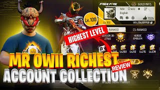 FINALLY 🤩WORLD MOST RICHEST 🤑🔥FREE FIRE ID REVIEW  NO 1 COLLECTION ACCOUNT [upl. by Elletsirk159]