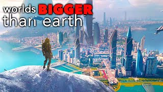 5 Game Worlds BIGGER Than Planet Earth [upl. by Diao849]