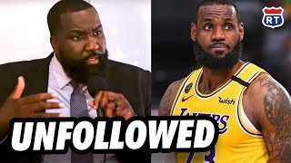 Kendrick Perkins Gets Real About LeBron James Unfollowing Him [upl. by Lotte]