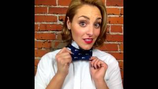 How to tie a Bow Tie Easy Bow Tie Tutorial [upl. by Bridie391]