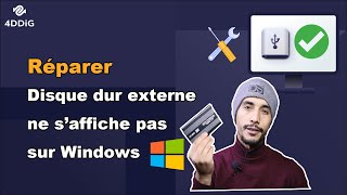 Réparer le disque dur externe qui ne saffiche pas sur Windows 1110 [upl. by Saxen]