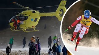 Video 😱 Sturz Marco Schwarz Abfahrt  Bormio Downhill Skiing 2023  Marco Schwarz Verletzung [upl. by Retrak]