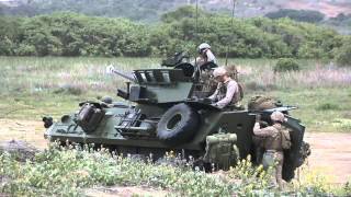 Marine Armored Cars in Action [upl. by Nilek]