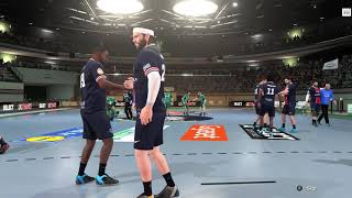 Handball 21 Gameplay  USAM Nîmes Gard vs Paris SaintGermain [upl. by Elyrehc]