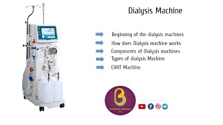 Dialysis Machine  Biomedical Engineers TV [upl. by Aneel]