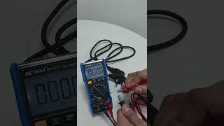 Continuity Testing with the Metravi XB 33CF Multimeter [upl. by Eiramanna79]