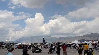 Kirtland AFB B2 Stealth Bomber Fly By [upl. by Lai]