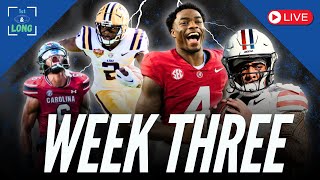 Week 3 LIVE SHOW  Big Game Predictions  Real or Fake  Top Freshmen  MORE [upl. by Faus]