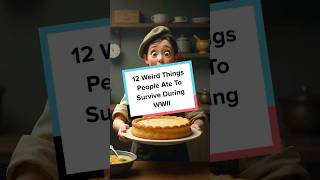 12 Weird Things People Ate To Survive During WWII [upl. by Gnen]