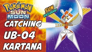 How to Catch Ultra Beast 04 Kartana in Pokemon Sun and Moon UB04 Blade [upl. by Lehcnom]