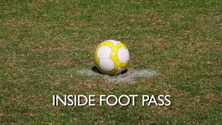 Soccer Coaching  Inside Foot Pass [upl. by Nnylyaj824]