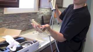 How to install a Kitchen Faucet StepbyStep [upl. by Ylrak]