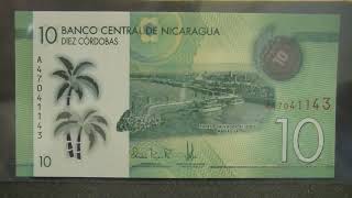 Banknotes  10 Córdobas Banco Central de Nicaragua [upl. by Dent977]