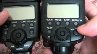 Canon Speedlites Overview 430EX  580EX  580EX II [upl. by Etnomaj663]