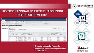 Webinar quotReverse nazionali ed esteri e labolizione dell quotesterometroquot [upl. by Sammy]