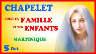 CHAPELET 🙏 Samedi 5 Oct  Pour les FAMILLES LES ENFANTS [upl. by Candace]