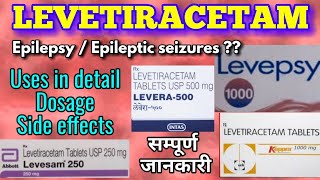 Levetiracetam 500 mg  Levesam tablets  Levepsy tablets uses dosage side effects [upl. by Ginny]