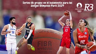 SORTEO FASE DE GRUPOS BALONCESTO PARIS 2024 [upl. by Assin]