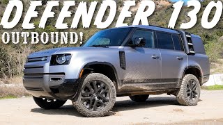 Land Rover Defender 130 Outbound – a Surprisingly Excellent OffRoader [upl. by Simetra]