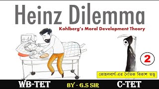 Heinz Dilemma kohlbergs Moral Development Theory  Ctet And Wbtet2024 [upl. by Ahtekal898]