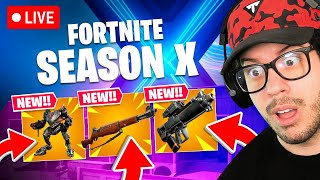 New SEASON X UPDATE in FORTNITE Winning in Solos [upl. by Zacarias737]