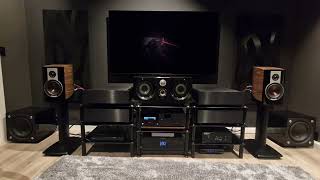 Dali Epicon 2 with Lyngdorf MP40 prosessor and JL Audio e110 subwoofers incredible combo [upl. by Sirap]