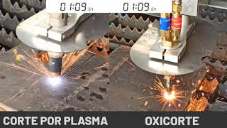 Demostración de Plasma vs Oxicorte [upl. by Nahtanhoj]