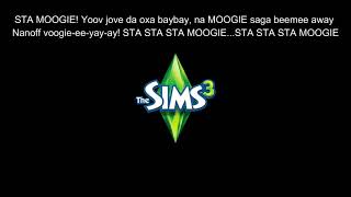 Sta Moogie by Carrie Jo Crosby Eric Pressly Simlish Original Song With Lyrics The Sims 3 Pop OST [upl. by Ociral]