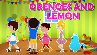 Oranges And Lemons Nursery Rhyme  Popular Nursery Rhymes With Max And Louie [upl. by Rowe228]