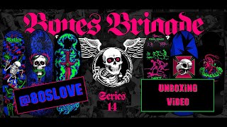 Unboxing Video of the Complete PowellPeralta Bones Brigade Series 14 Blacklight Skateboard Decks [upl. by Oiramat]