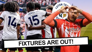 Reacting to Luton Towns Championship 2425 Fixtures [upl. by Lundeen]