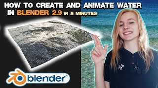 Blender TUTORIAL  Ocean Animation in Blender 29 for beginners  EEVEE [upl. by Eidderf]