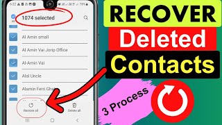 How to Recover Deleted Contacts From Android Phone 2024 [upl. by Assirrac538]