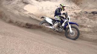 Pt Gawler Sand Track 2014 Wr450f [upl. by Atineb]