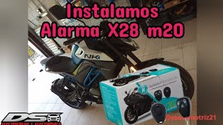 Instalación de alarma X28 M20 a NK300 [upl. by Nathaniel]