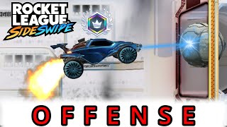 Rocket League Sideswipe How to ATTACK like a Grand Champion Offense Tips [upl. by Anilehs]