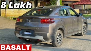 New CITROEN BASALT 2024  Basalt ₹799 Lakh New Model Grey Colour Review [upl. by Yatnahc]