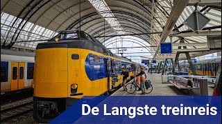 De bijna LANGSTE treinreis in NEDERLAND  Groningen  Vlissingen BartVlog [upl. by Farrington]