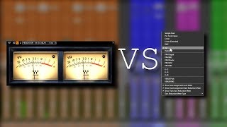 Waves VU Meter vs Pro Tools 12 Fader Meter in VU mode [upl. by Attennyl]