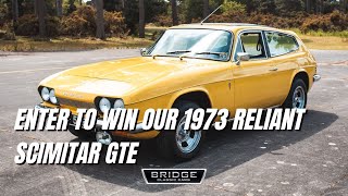 Enter to WIN our 1973 Reliant Scimitar GTE [upl. by Nnyleuqaj]