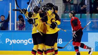 Olympische Winterspiele 2018 EishockeyWunder  Deutschland steht sensationell im Finale [upl. by Anivram]