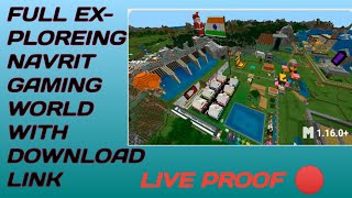 Full Exploreing Navrit Gaming World With Download Link  Minecraft  Navrit Gaming [upl. by Roinuj597]