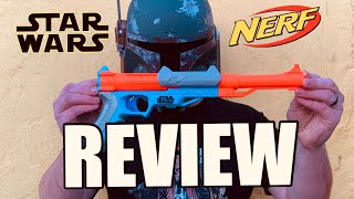 REVIEW Star Wars Nerf Mandalorian Blastech IB94 blaster pistol [upl. by Ydur]